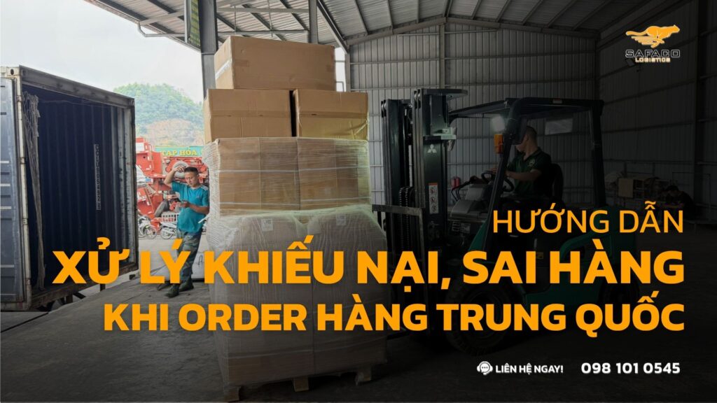 Hướng dẫn xử lý đơn bị thiếu, sai hàng khi order hàng Trung Quốc